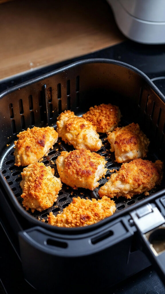 Kurczak w panierce z parmezanem z AirFryer